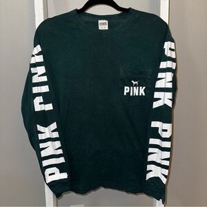 PINK Victoria’s Secret Long Sleeve Shirt Size XS